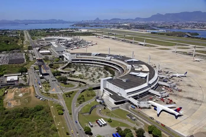 Aeroporto Internacional do Galeão no Rio de Janeiro
